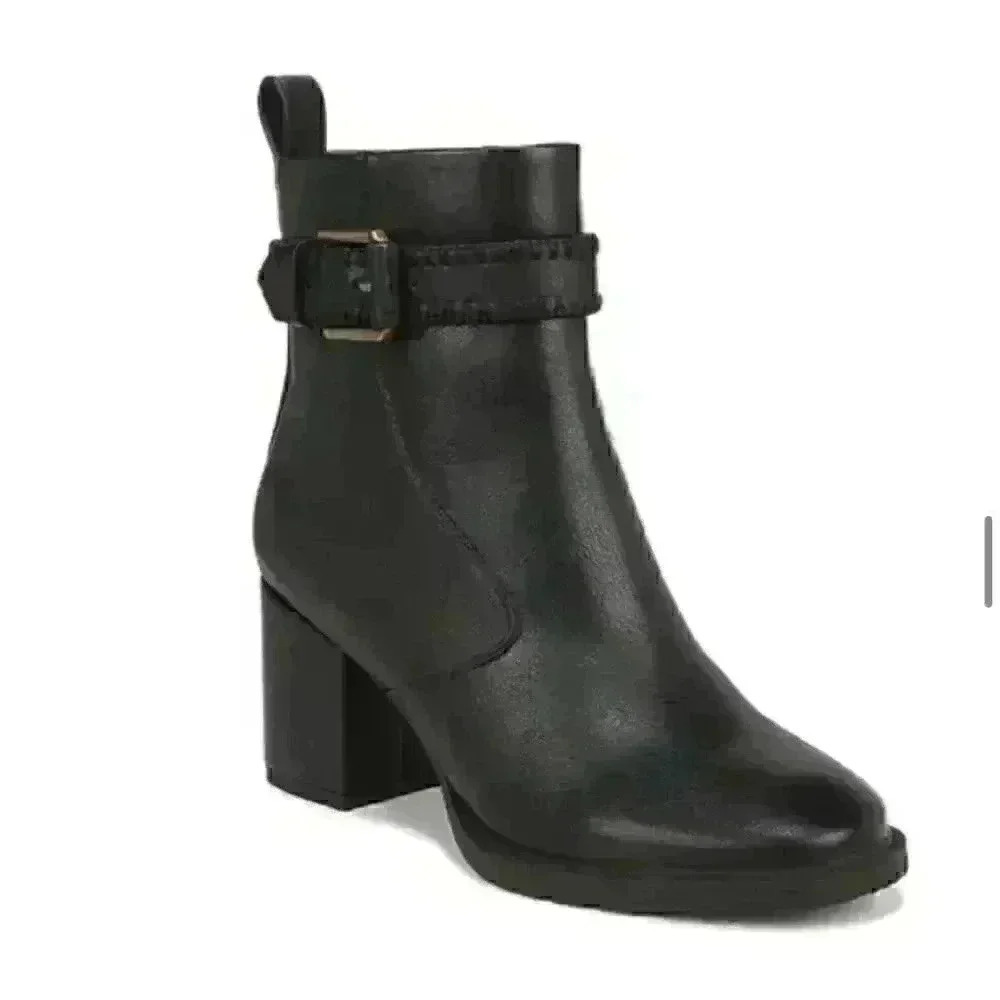 NIB Zodiac Rexx Block Heel Bootie (Women) Sz 9M black